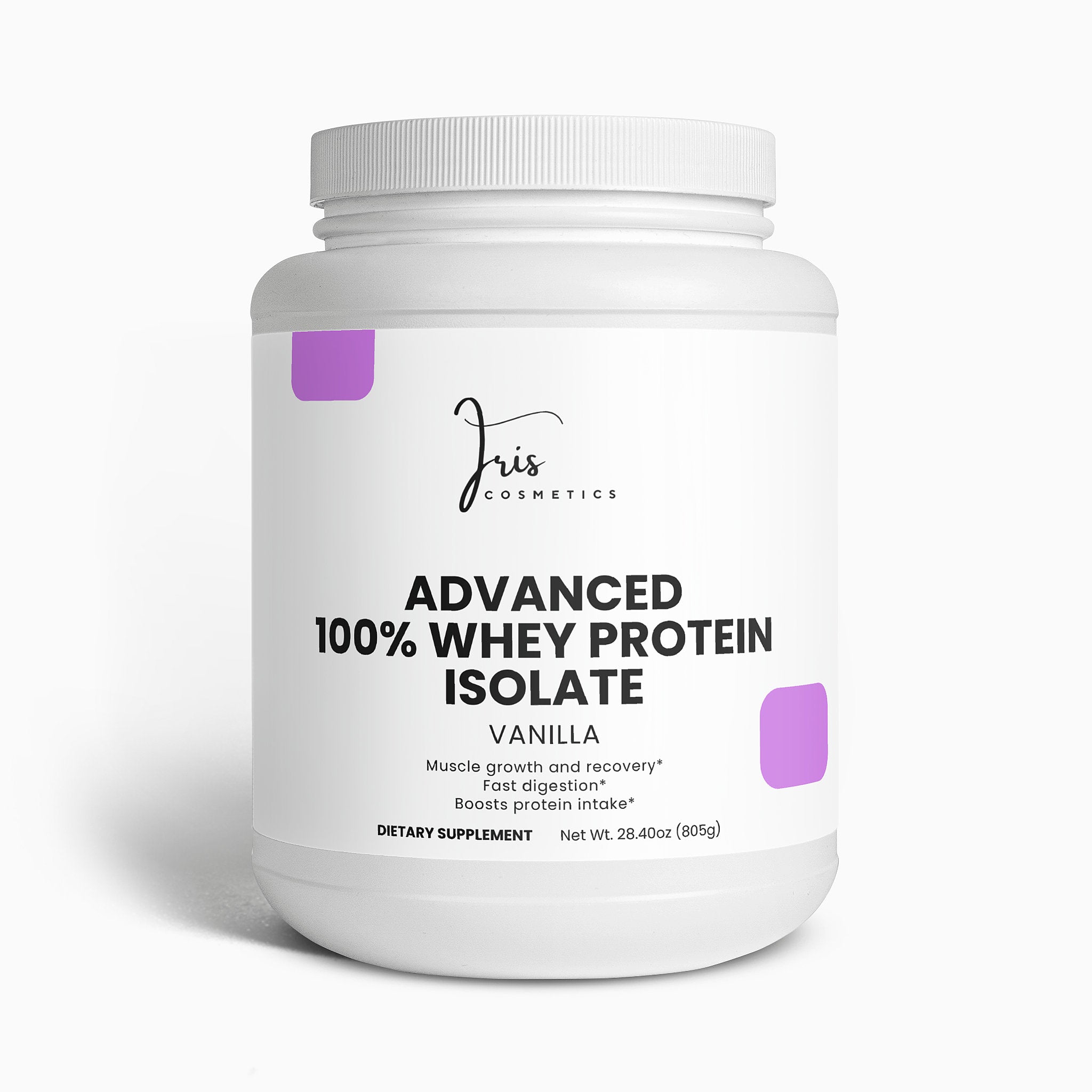 Iris Cosmetics Advanced 100% Whey Protein Isolate (Vanilla)