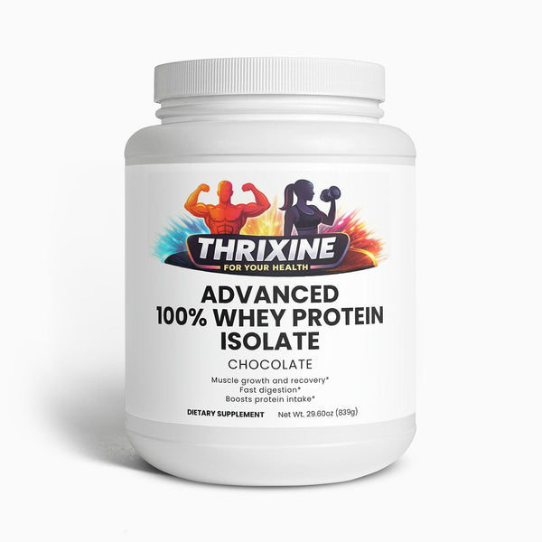 Advanced 100% Whey Protein Isolate Made with Love in the USA