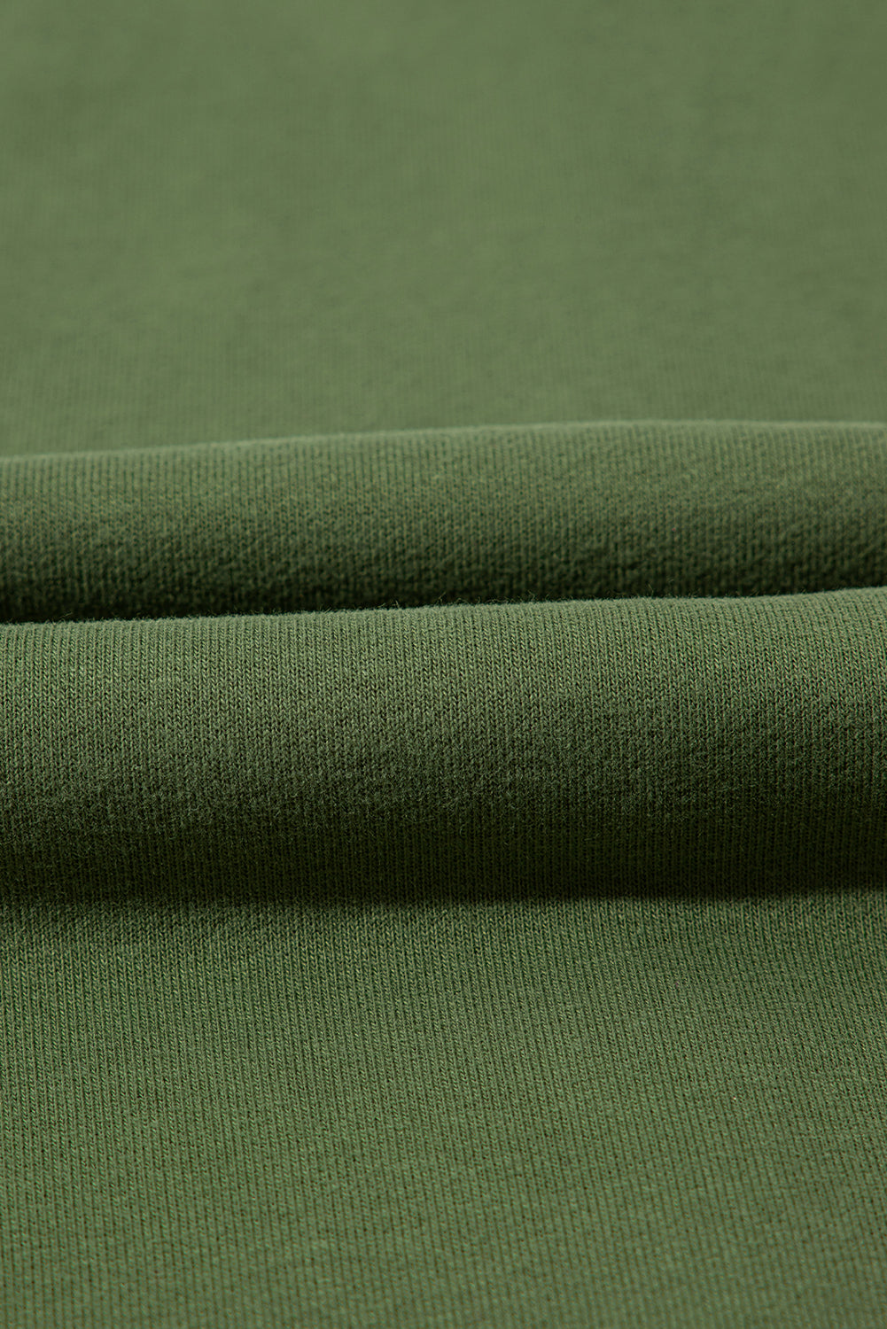 Solid Half Zip Pullover Top and Joggers Set