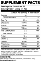 Vanilla Whey Isolate Protein Powder, 1.51 lbs