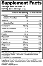 Iris Cosmetics Advanced 100% Whey Protein Isolate (Vanilla)