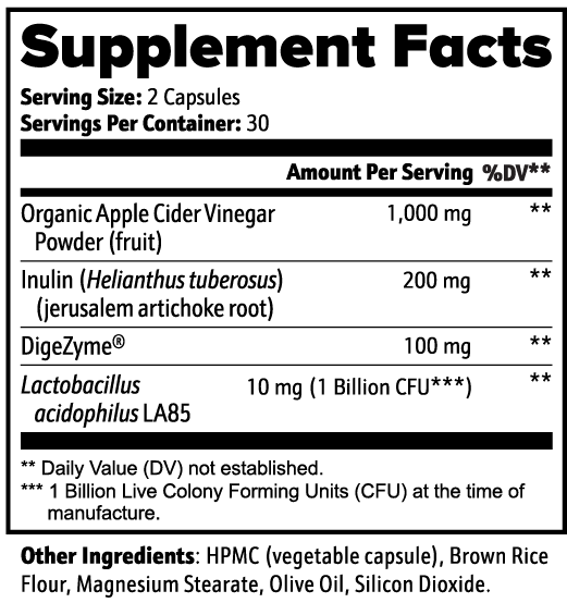 NLW Apple Cider Vinegar Capsules