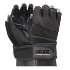 MRX Weightlifting Gloves for Gym Workout Training Long Wrist Strap
