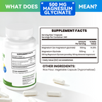 Magnesium Glycinate  – 240 Capsules – High Absorption Magnesium Supplement for Relaxation, Calmness & Muscle Support – Gentle on Stomach – Made in USA