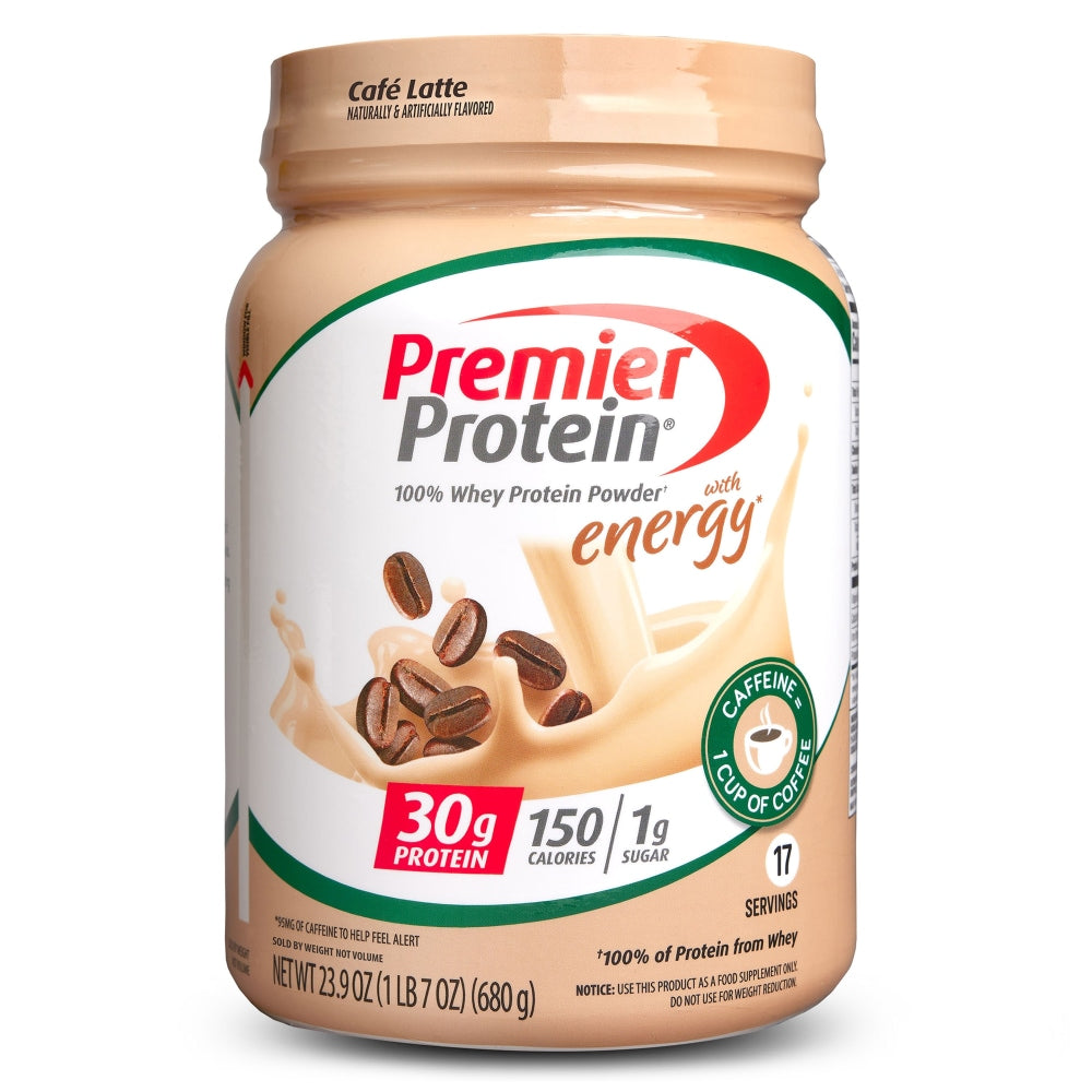 Premier Protein® 100% Whey Powder – Café Latte – 23.9 oz