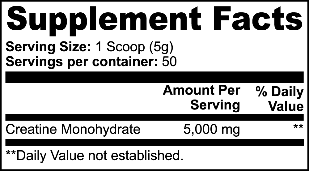 NLW Creatine Monohydrate