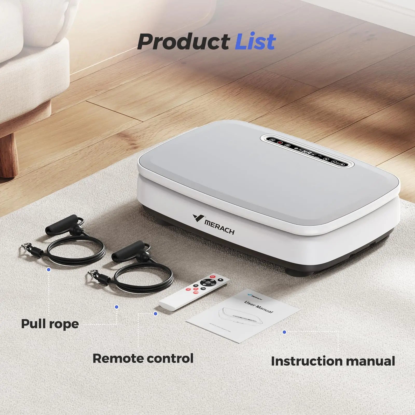 NLW Whole Body Vibration Plate Exercise Machine – 99 Speeds, Bluetooth, LED Lights & Resistance Bands for Fat Burn & Lymphatic Drainage