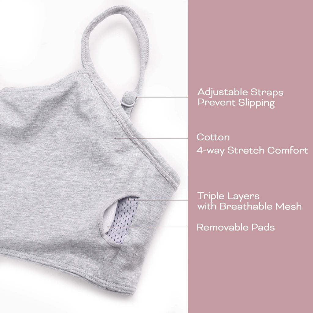 NLW Cotton Padded Yoga Bra