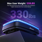 NLW Whole Body Vibration Plate Exercise Machine – 99 Speeds, Bluetooth, LED Lights & Resistance Bands for Fat Burn & Lymphatic Drainage