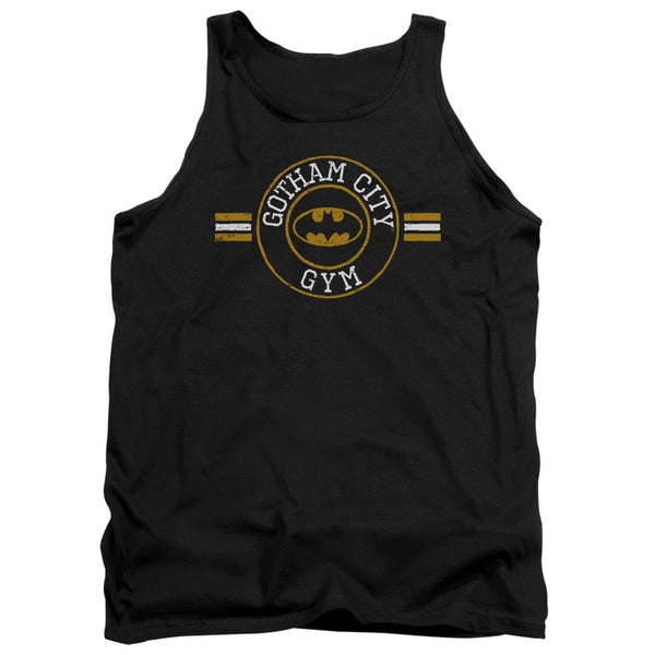 Batman Gotham City Gym Mens Tank Top Shirt Black Officially Licensed