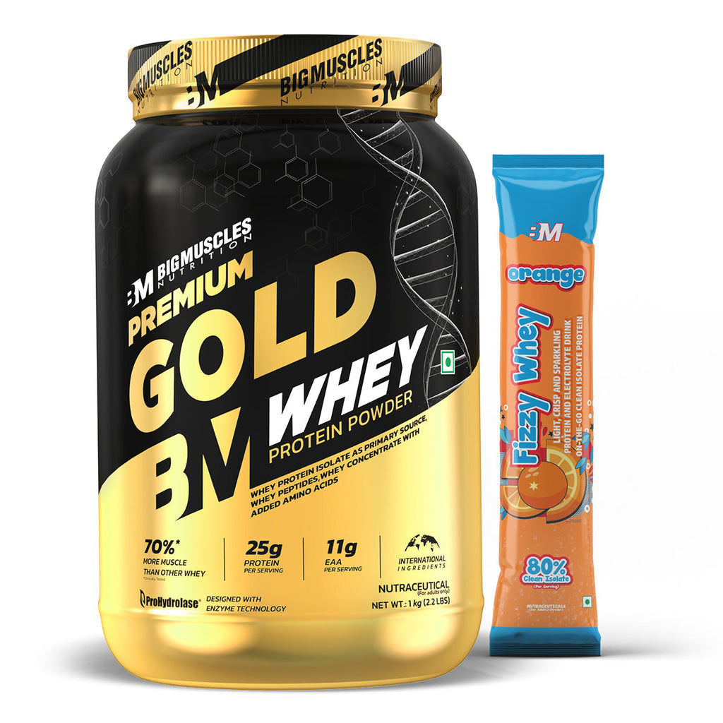 Big Muscles Nutrition Premium Gold Whey Protein-Multiple Flavors