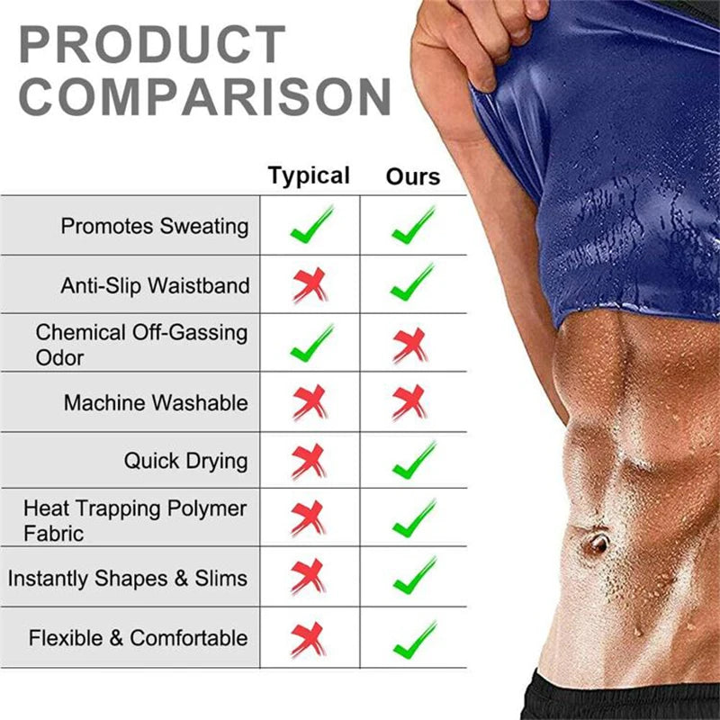 NLW Men & Woman Sauna Vest Waist Trainer