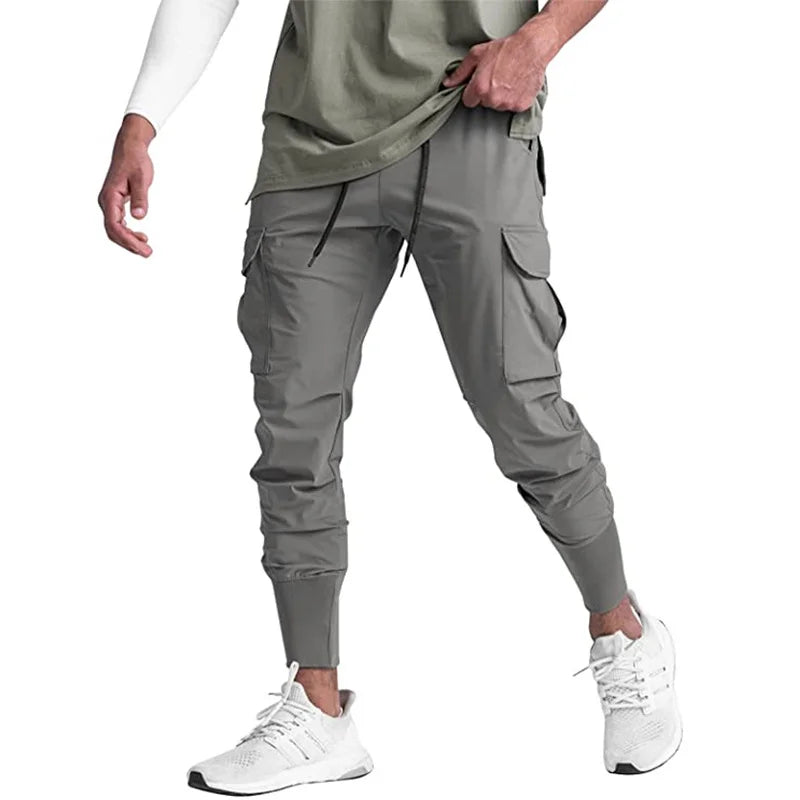 NLW High-Performance Nylon-Elastane Running Track Pants