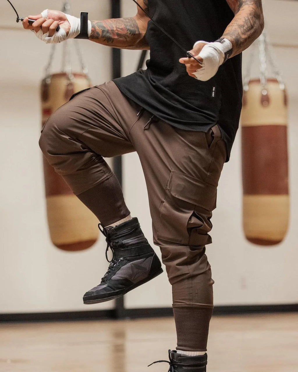 NLW High-Performance Nylon-Elastane Running Track Pants