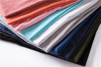 NLW Men’s Premium V-Neck Tee – 100% Cotton Slim Fit Shirt