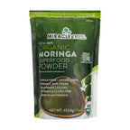 Organic Moringa Powder - 16oz Pouch - Pure Superfood Supplement (1 lb)