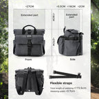 Folding Bike Handlebar Bag - 11.5L