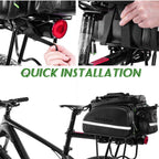 ROCKBROS Bike Rear Rack Bag Waterproof Multifunctional Bike Trunk Bag