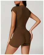 NLW Short-Sleeve Athletic Top & Leggings