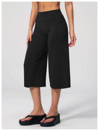 NLW High-Waisted Flared Capri Pants