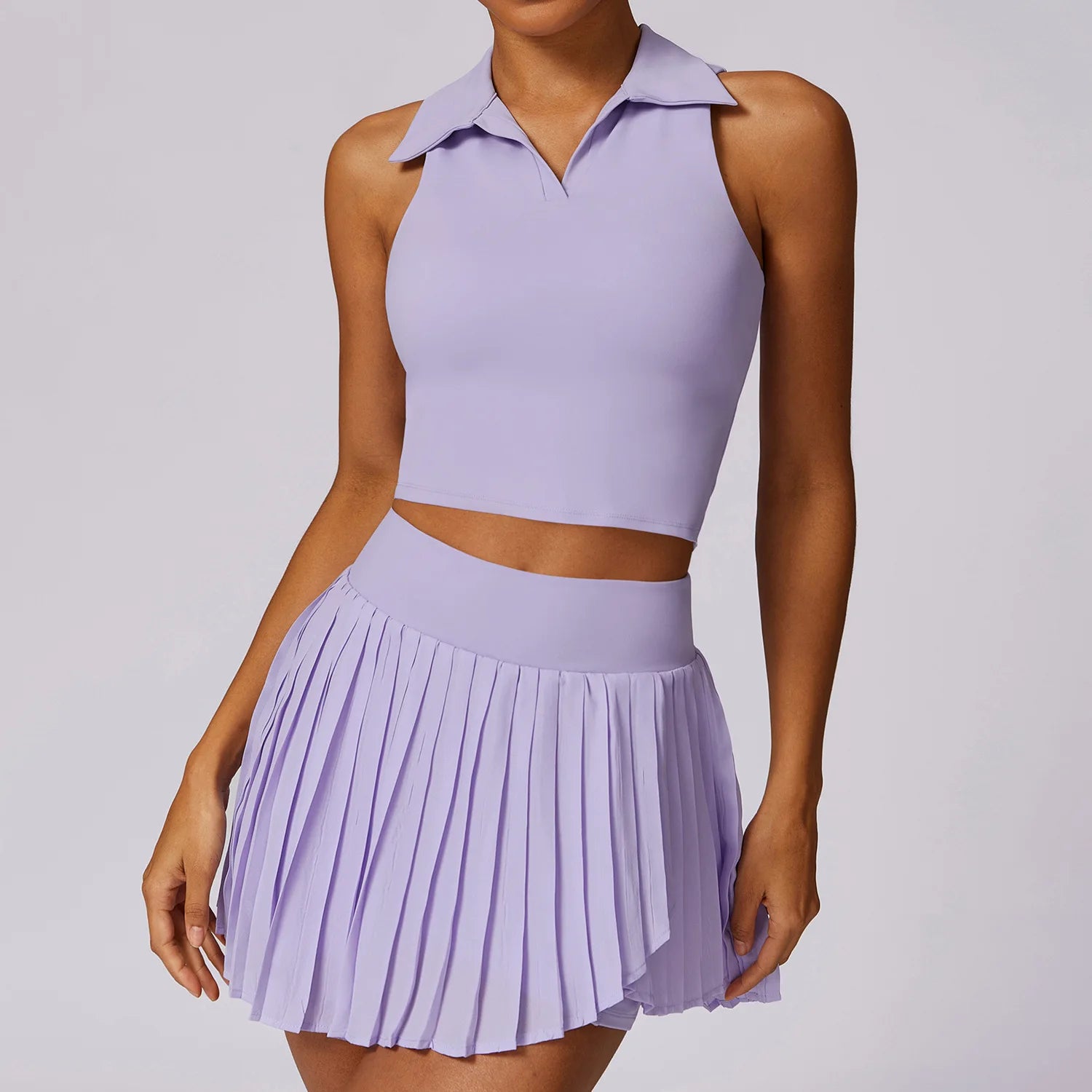 NLW Nude-Feel 2-Piece Summer Outdoor Yoga & Tennis Set