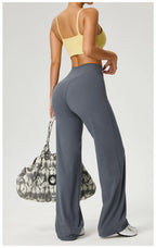 NLW Second-Skin Flared Leggings – Ultra-Elastic High-Waist Studio Yoga Pants