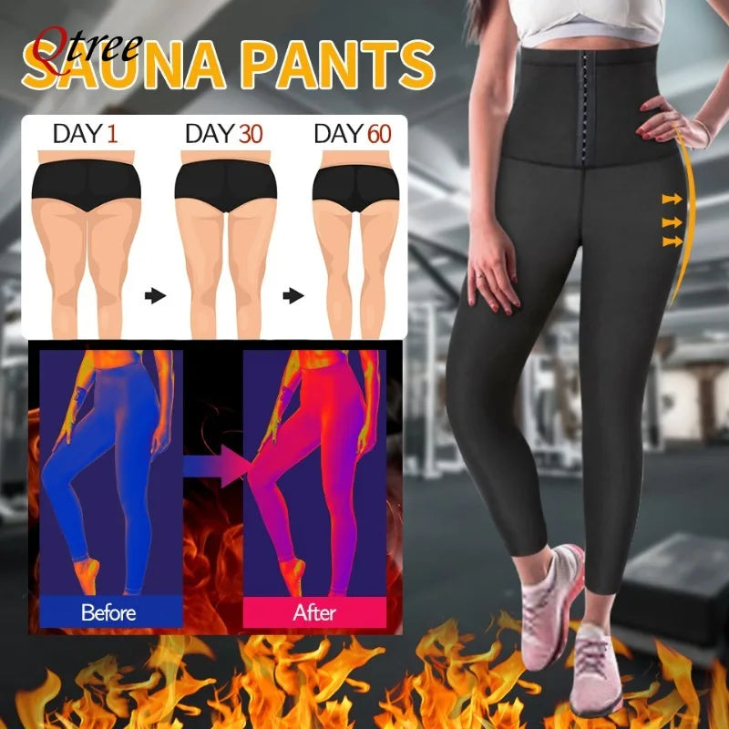 NLW Sauna Leggings Waist Trainer Shapewear  Pants