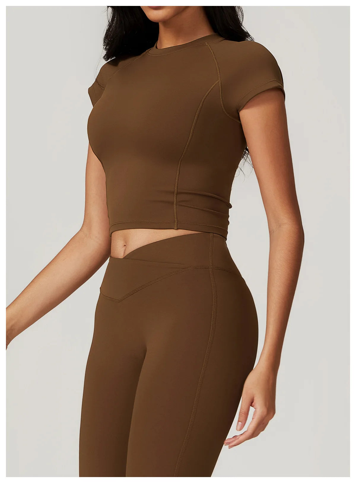 NLW Short-Sleeve Athletic Top & Leggings