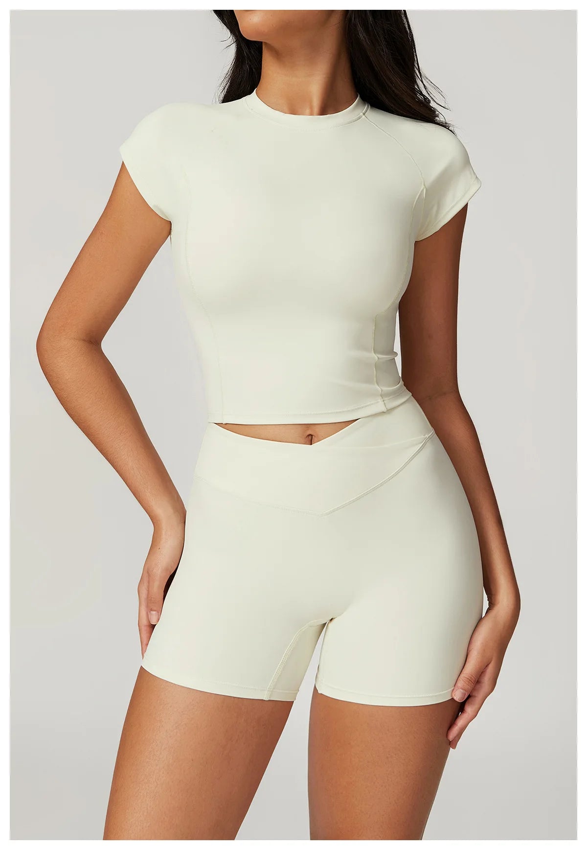 NLW Short-Sleeve Athletic Top & Leggings