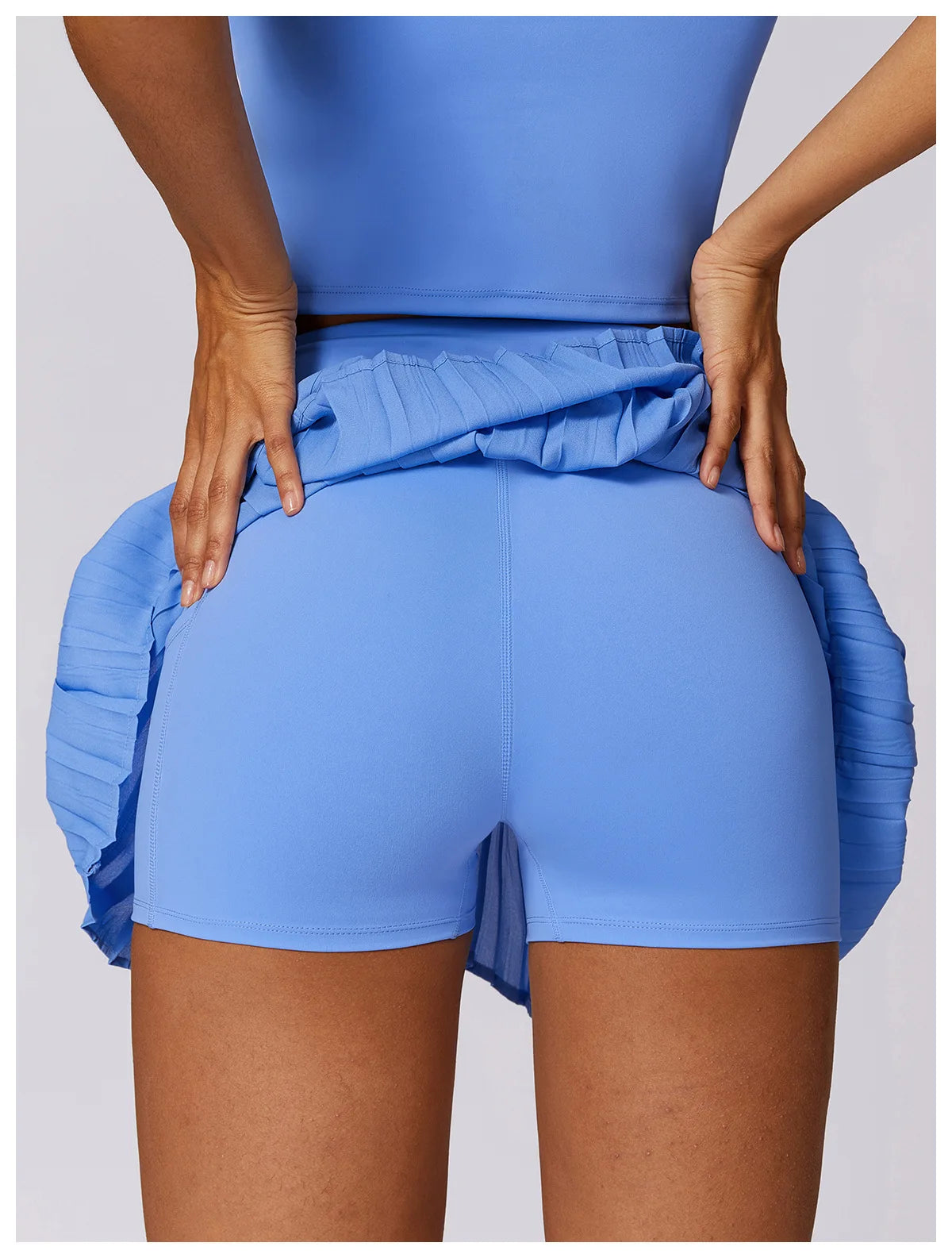 Solid Sports Running & Dance Skirt