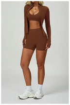 NLW 2-3PCS  Women Fitness Set High Waist