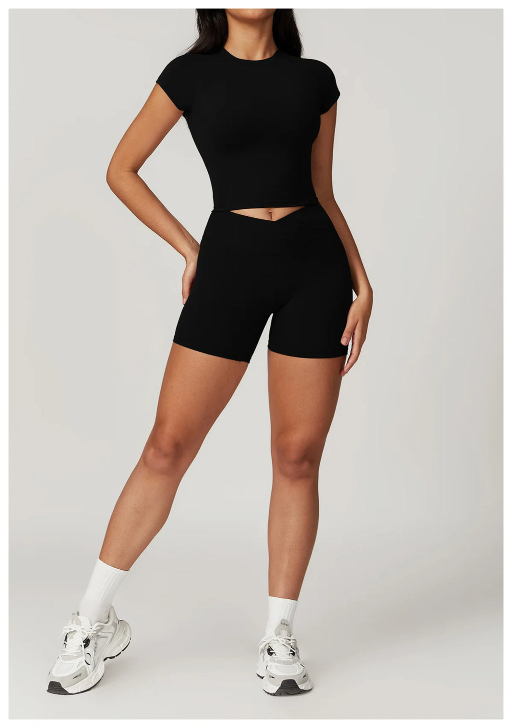 NLW Short-Sleeve Athletic Top & Leggings