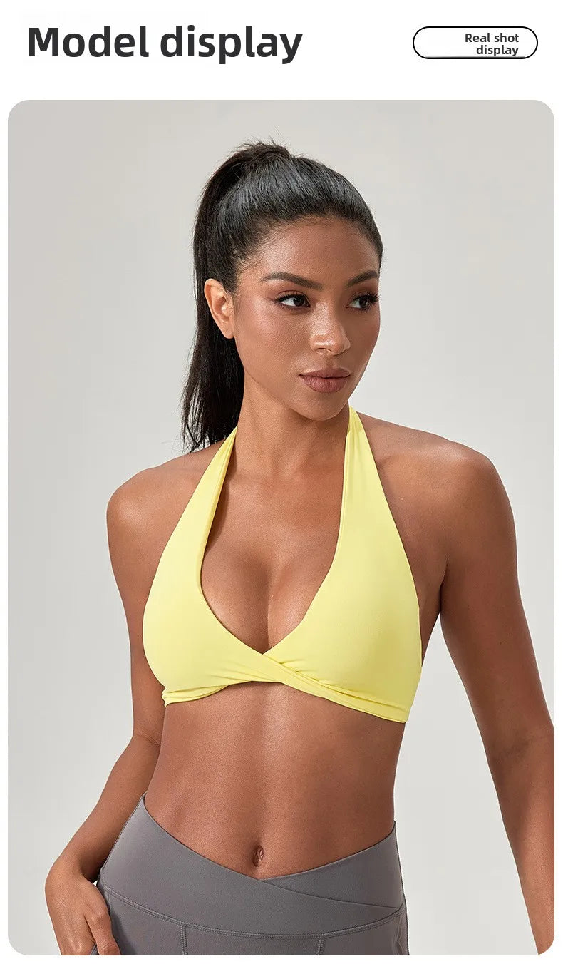 NLW Criss Cross Back Yoga sports Bras