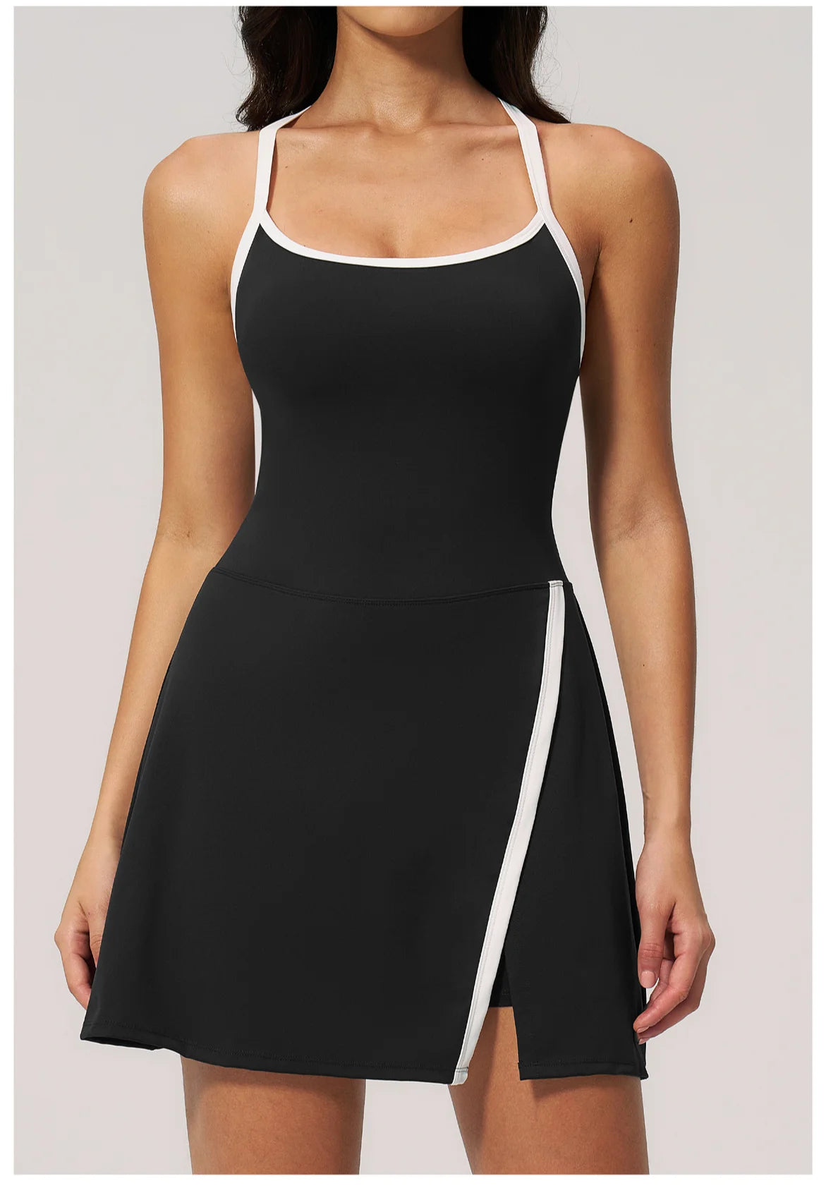 NLW Women's Short Workout Romper with Pocket