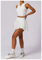 NLW Nude-Feel 2-Piece Summer Outdoor Yoga & Tennis Set