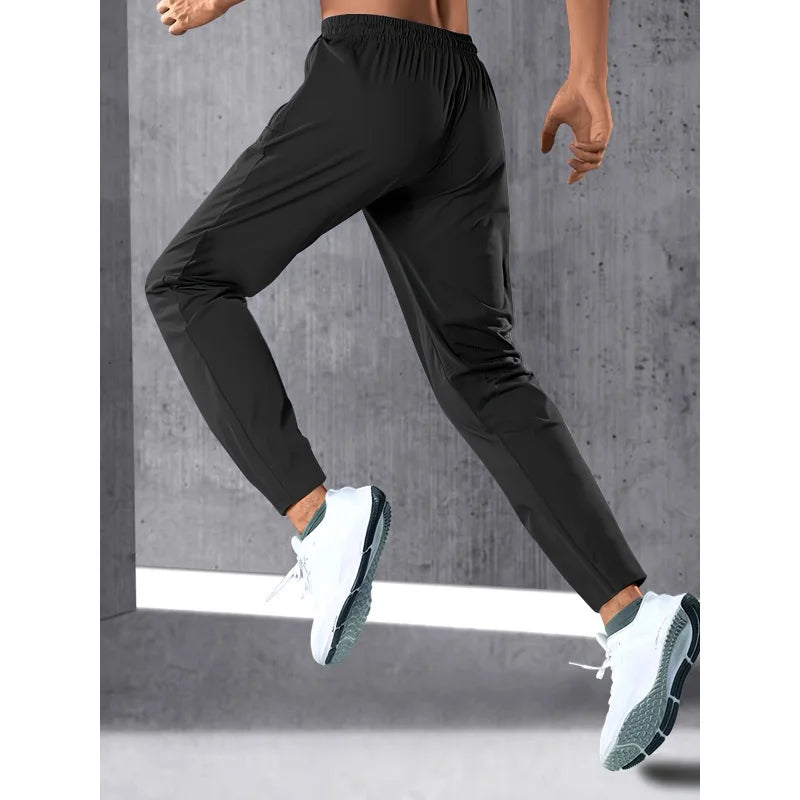 NLW Men's High-Stretch Sport Slacks – Breathable Training Joggers & Hiking Track Pants