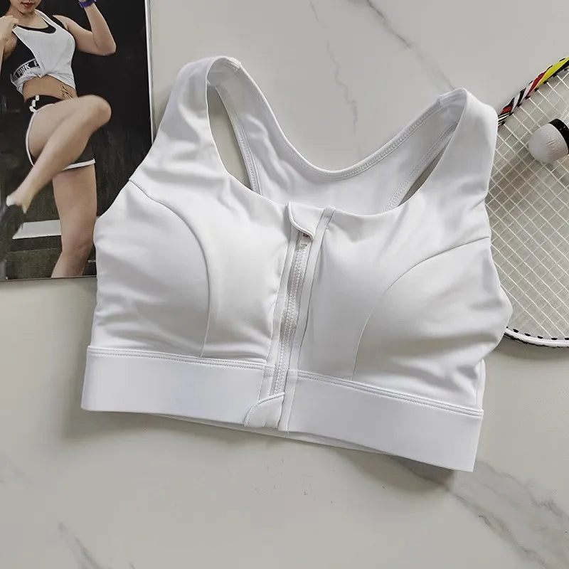 NLW High Impact Front Zipper Sports Bra