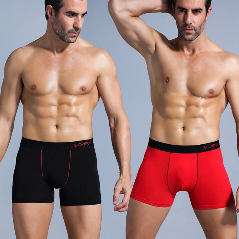 NLW Premium Men's Cotton Boxer Shorts (5-Piece Set) – Breathable High-Stretch Comfort Underwear