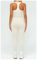 NLW Buttery-Soft V-Back Yoga Set - 2-Piece
