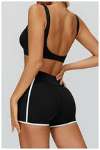 High-Waist Push-Up Yoga Shorts