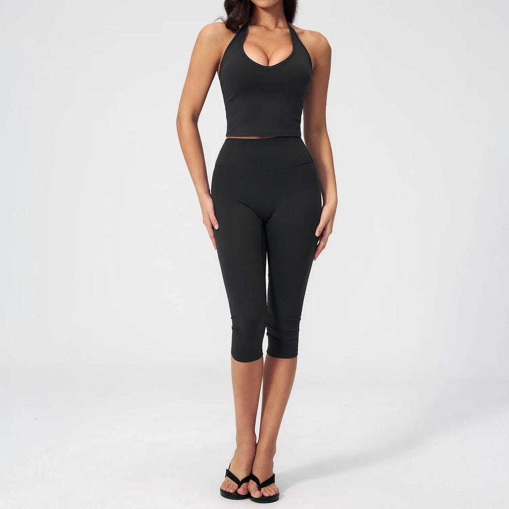 NLW- 2-Piece Seamless Capri Workout Set