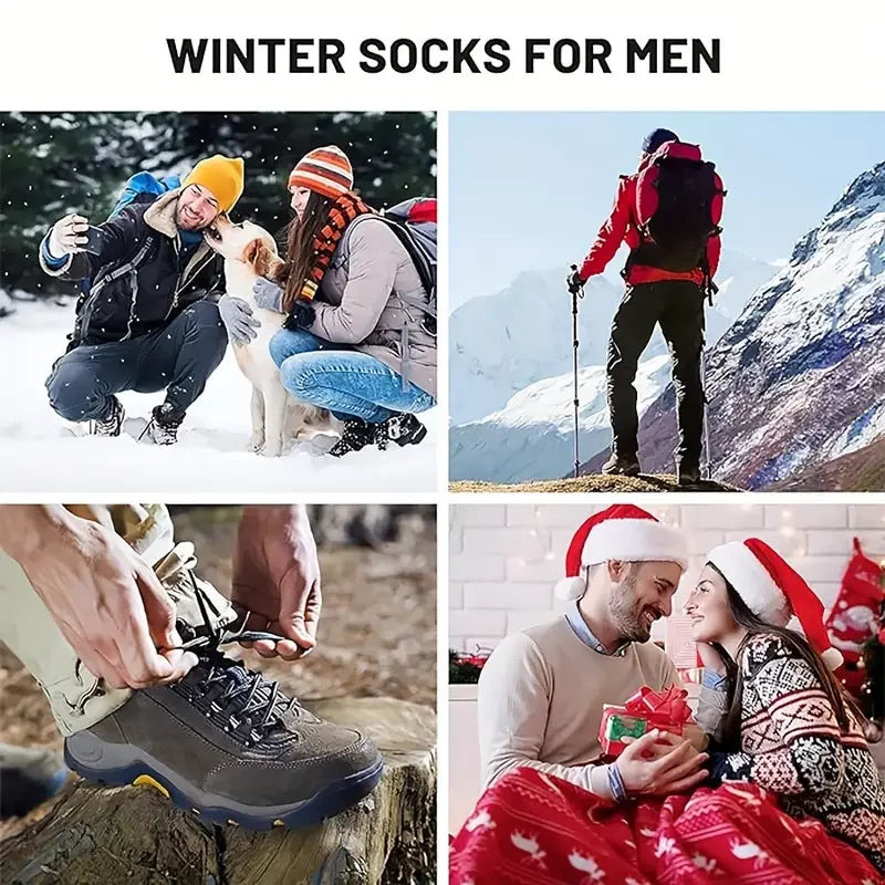 5 Pairs Thermal Socks for Cold Weather