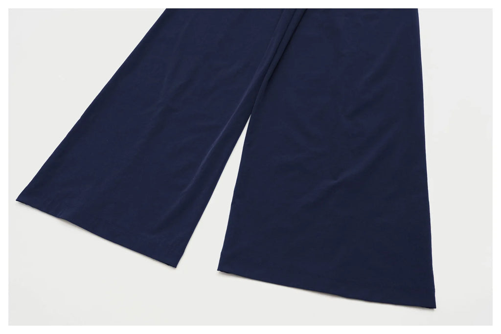 Loose Fit Contrasting Lines Sports Pants | Women's UV-Protection Yoga & Fitness Pants