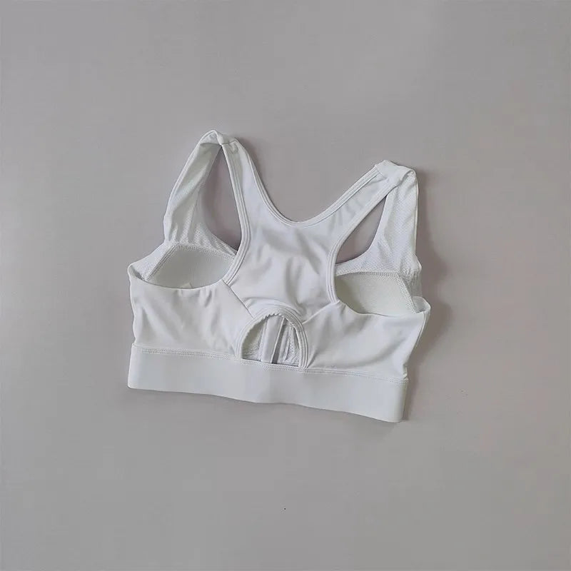 NLW High Impact Front Zipper Sports Bra