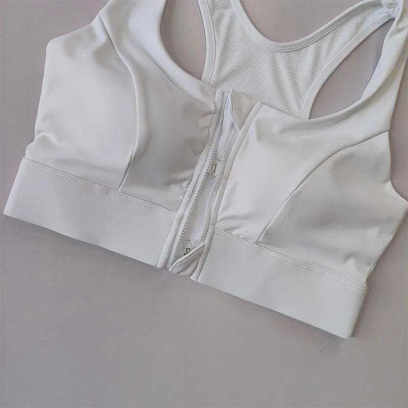 NLW High Impact Front Zipper Sports Bra