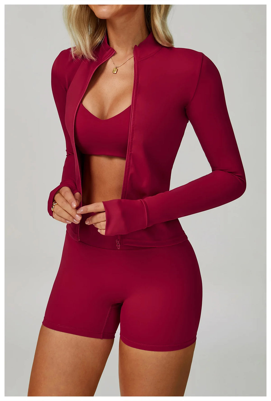 NLW 2-3PCS  Women Fitness Set High Waist