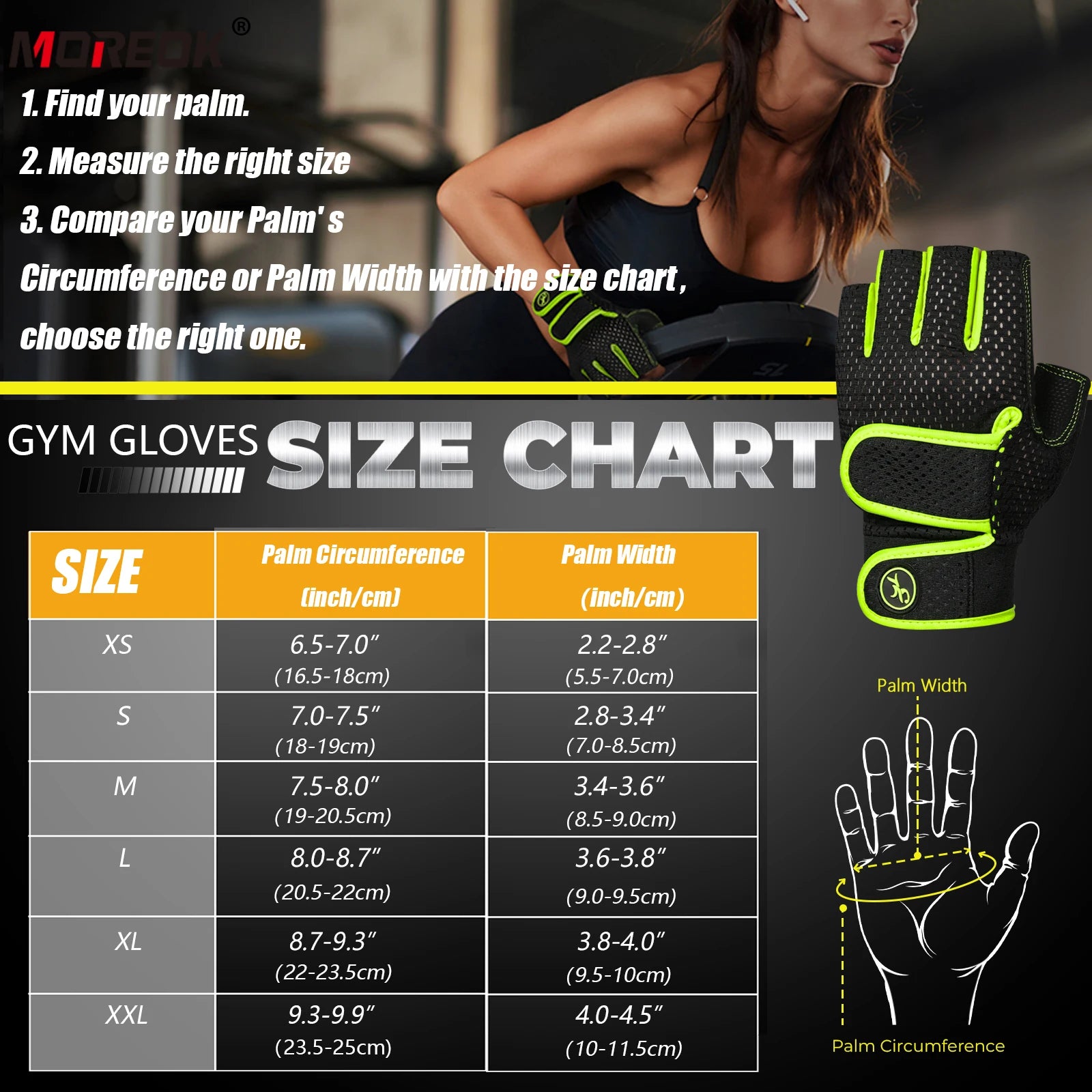 NLW Unisex Full-Palm Protection Fitness Gloves
