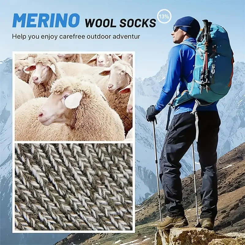 5 Pairs Thermal Socks for Cold Weather