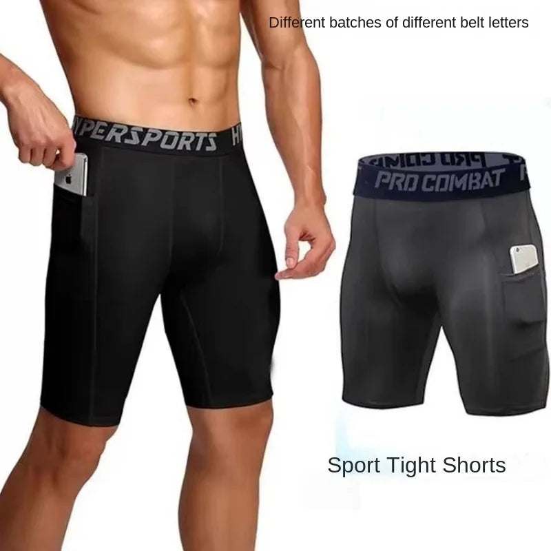 NLW Men's Pro-Fit Compression Tights – High-Performance Gym & Running Leggings