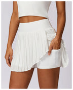 Solid Sports Running & Dance Skirt